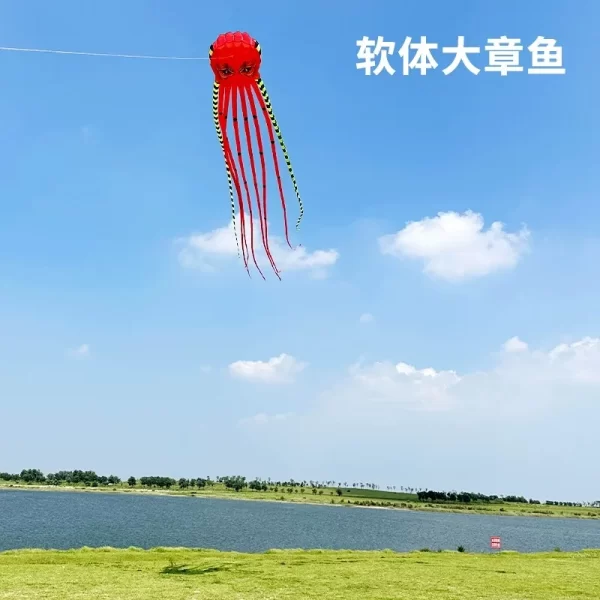 Large magical 8-meter large octopus, high-end three-dimensional kite, easy to fly for adult beginners - Image 3