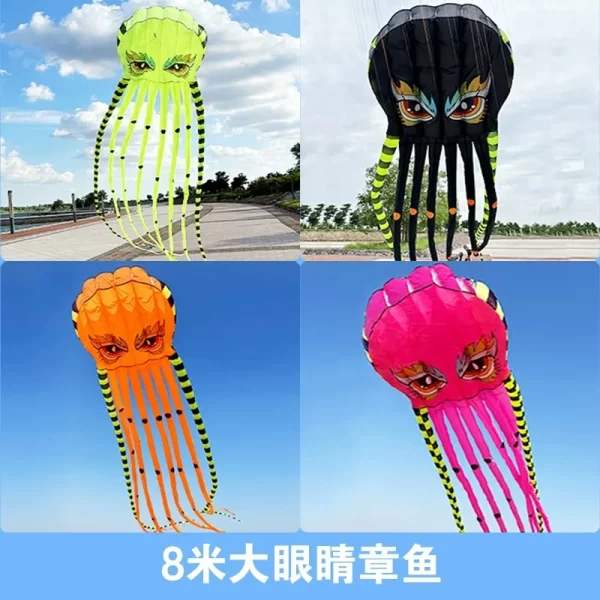 Large magical 8-meter large octopus, high-end three-dimensional kite, easy to fly for adult beginners - Image 2