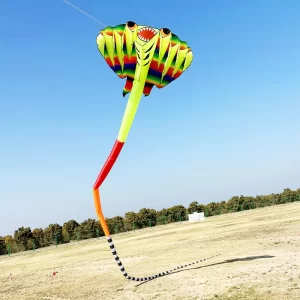 Large three-dimensional ray kite, high-end soft skeleton kite, easy to fly for beginners