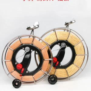 New stainless steel kite wheel with brake and anti reverse function for adult kite line wheels