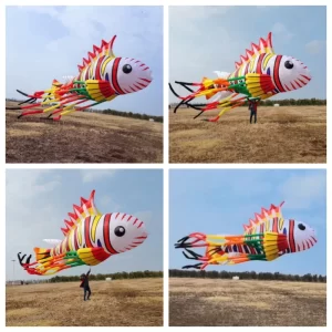 New Lion Fish kites flying soft kites for adults kites fabric professional wind kites inflatable kite Gaori kyen koi dragon kite