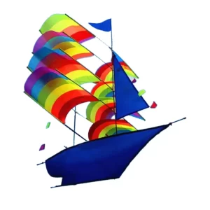 3D Rainbow Ship Single Line Kite